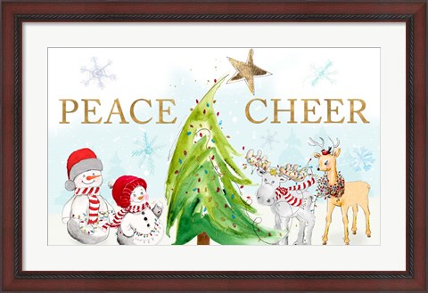 Framed Whimsical Christmas Print