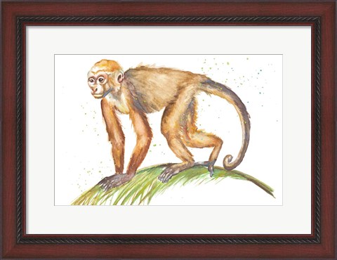 Framed Monkeys in the Jungle II Print