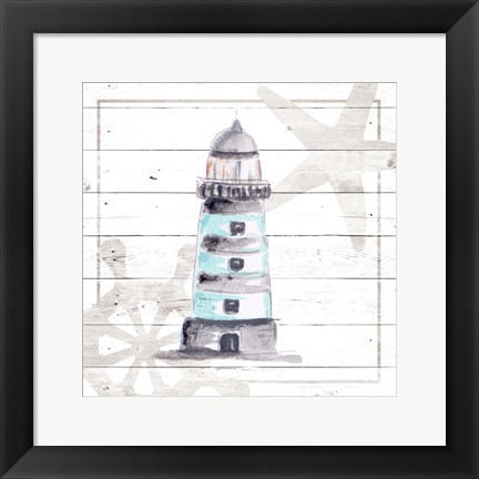 Framed Explore Nautical II Print