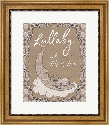 Framed Sweet Lullaby I Print