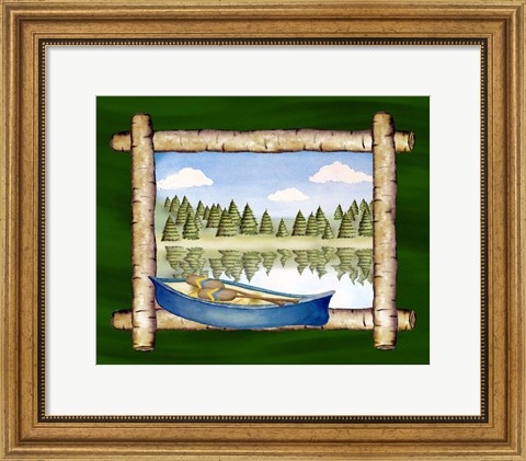 Framed Framed Lake View III Print