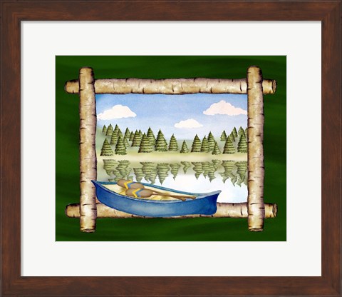 Framed Framed Lake View III Print