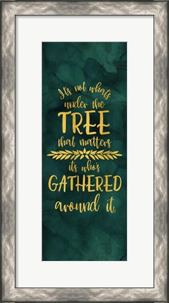 Framed All that Glitters panel IV-Under the Tree Print