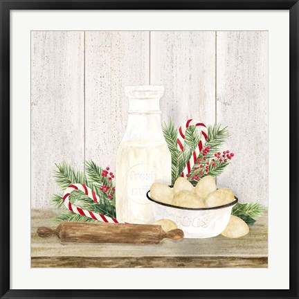 Framed Christmas Kitchen II Print