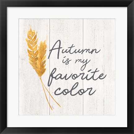 Framed Farm Life II-Autumn Print