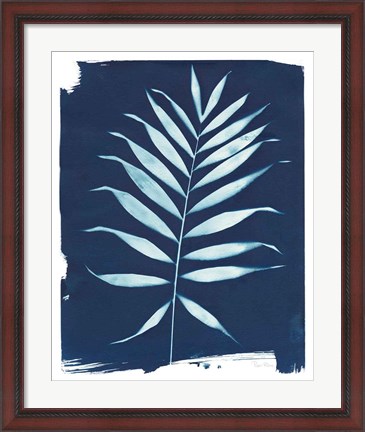 Framed Nature By The Lake - Frond I Print
