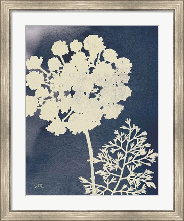 Framed Dark Blue Sky Garden IV Print