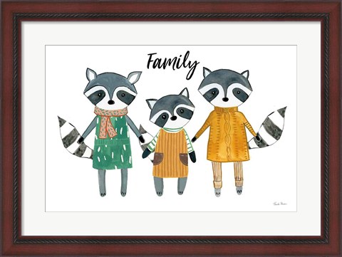Framed Neighborhood Pals X Family Print