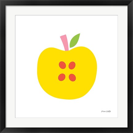 Framed Yellow Apple Print