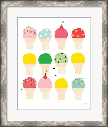 Framed Ice Cream Fun Print