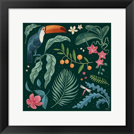 Framed Jungle Love III Print