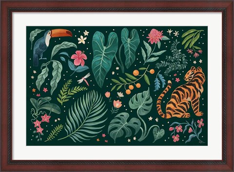 Framed Jungle Love I Print