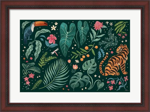 Framed Jungle Love I Print