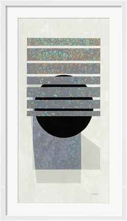 Framed Full Moon II v2 Panel Print
