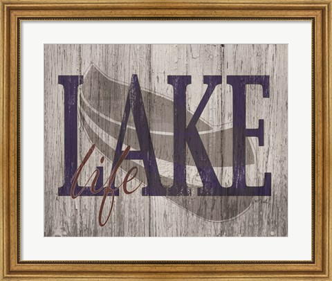 Framed Lake Life Print