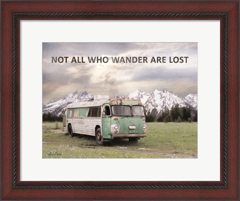 Framed Camping in Style Print