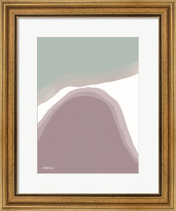Framed Lavender Hill Print