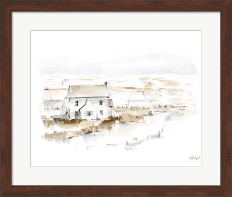 Framed Neutral Farmhouse I Print