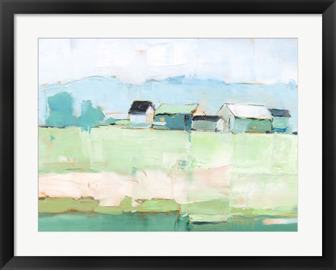 Framed Rural Pastel II Print