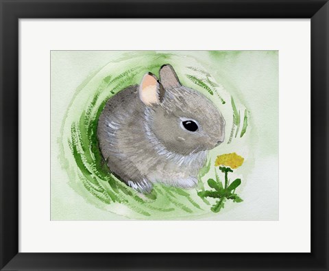 Framed Baby Spring Animals VI Print