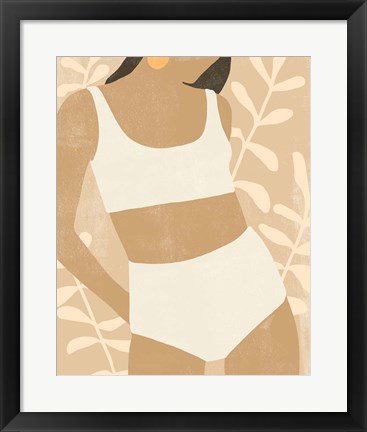 Framed Sunbathers IV Print