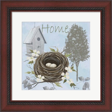 Framed Nesting Collection II Print