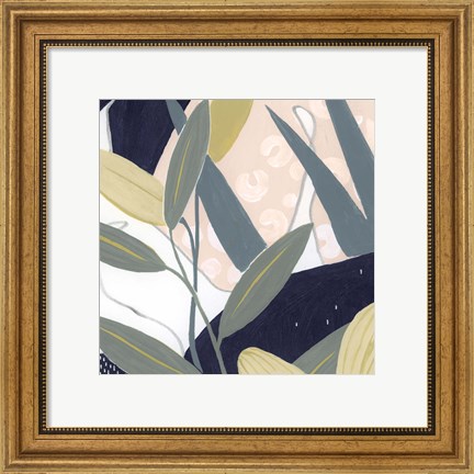 Framed Flores Noche III Print