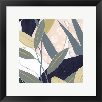 Framed Flores Noche III Print