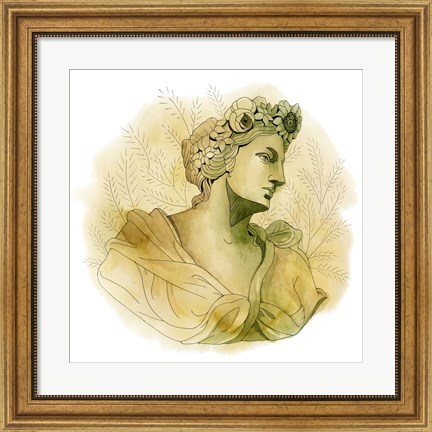 Framed Garden Goddess III Print