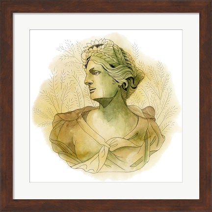 Framed Garden Goddess IV Print