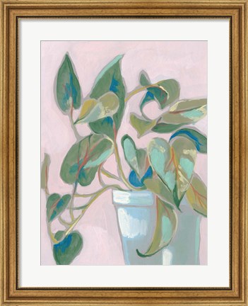 Framed Quirky Plant I Print