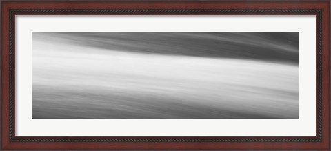 Framed Black &amp; White Water Panel VIII Print