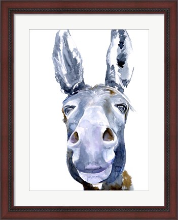 Framed Sweet Donkey I Print