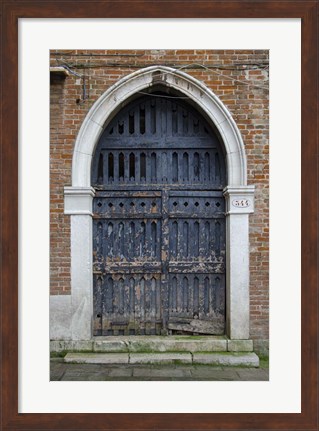 Framed Windows &amp; Doors of Venice V Print