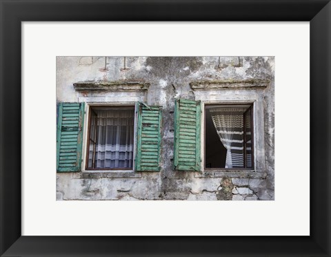 Framed Catching the Breeze - Kotor, Montenegro Print
