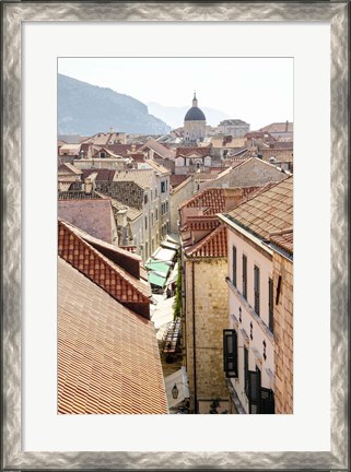 Framed Rooftops - Dubrovnik, Croatia Print