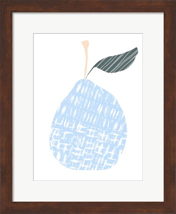 Framed Cut Paper Fruit IV Print