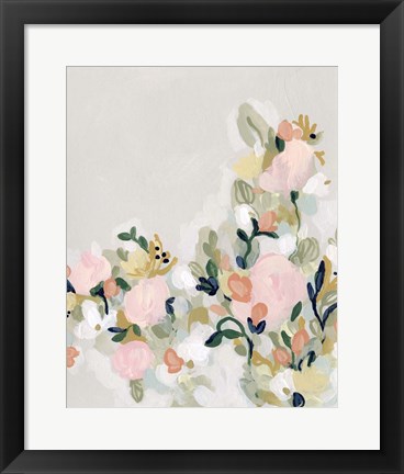 Framed Blushing Blooms I Print
