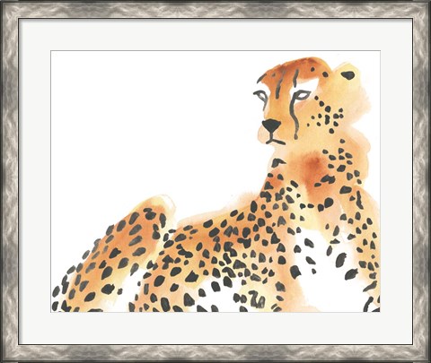 Framed Majestic Cheetah I Print