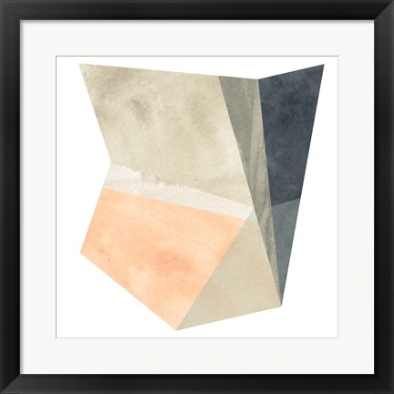Framed Marble Origami IV Print