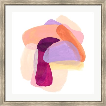 Framed Piquant Forms II Print
