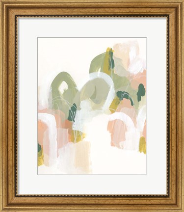 Framed Pastel Cascade II Print