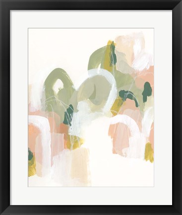 Framed Pastel Cascade II Print
