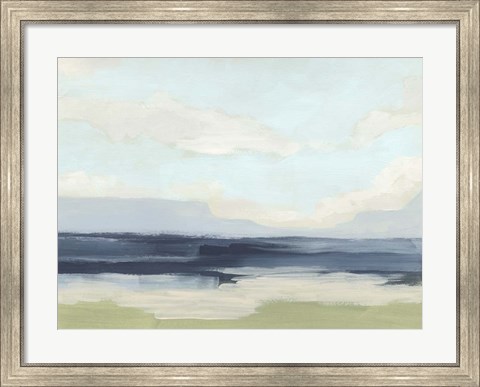 Framed Verdant Coast II Print