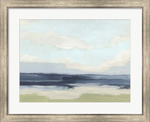 Framed Verdant Coast II Print
