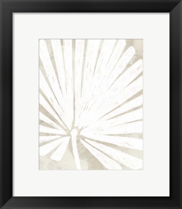 Framed Linen Tropical Silhouette IV Print