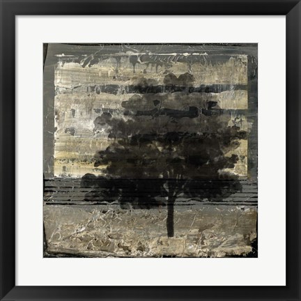 Framed Composition With Tree I Print