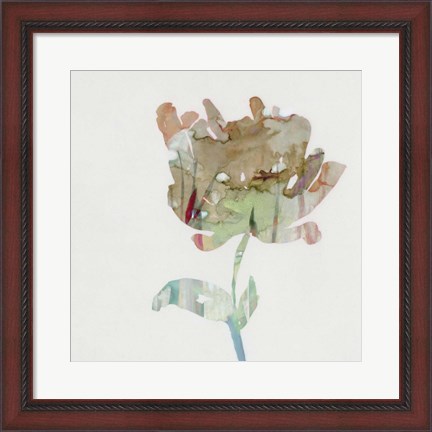 Framed Modern Bloom I Print