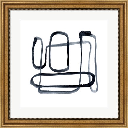 Framed Sinuous II Print