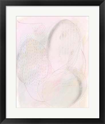 Framed Blush Ovale II Print